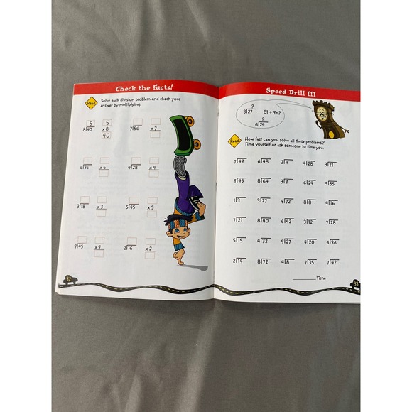 Third Grade Math Minutes & Beginning Multiplication Division Workbook Homeschool - Picture 4 of 4